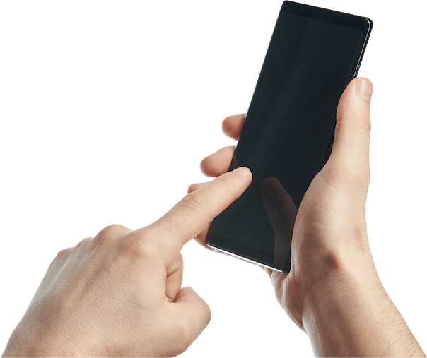 Hand with phone